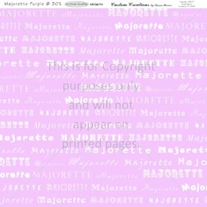 Majorette-Purple, Scrapbook Paper