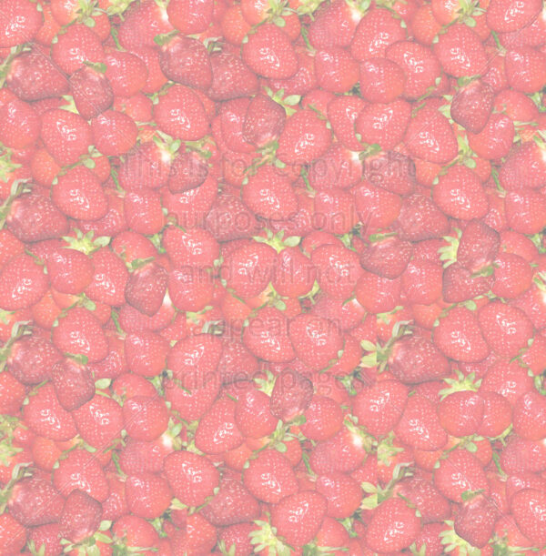 scrapbook paper of strawberries