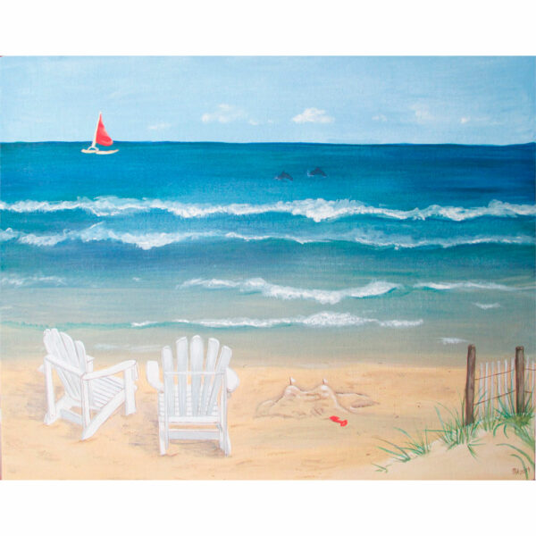 Painted Beach Picture of Hilton Head Island