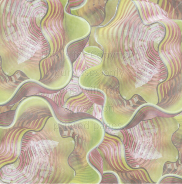 Chihuly Glass Scrapbook Paper