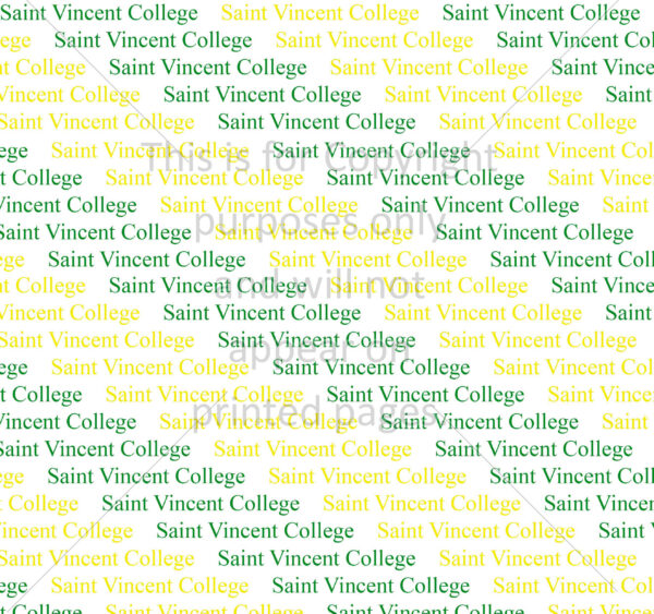 Saint Vincent College Scrapbook Paper