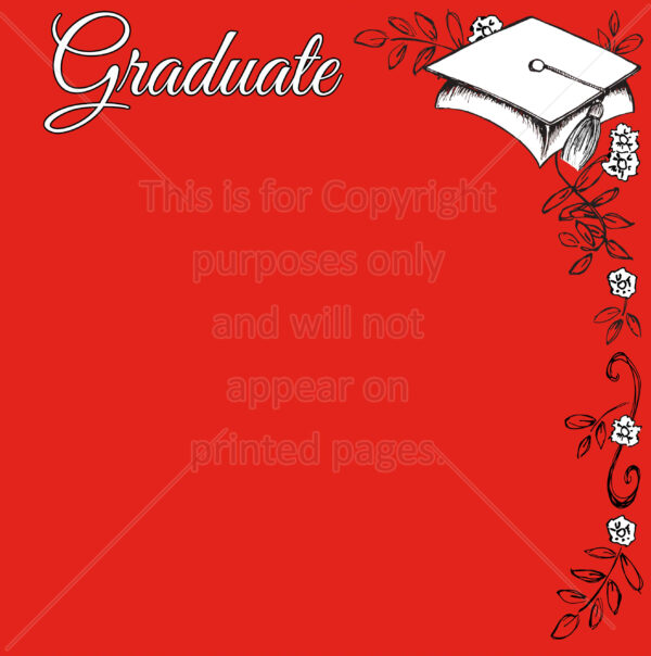 Graduation Scrapbook Paper