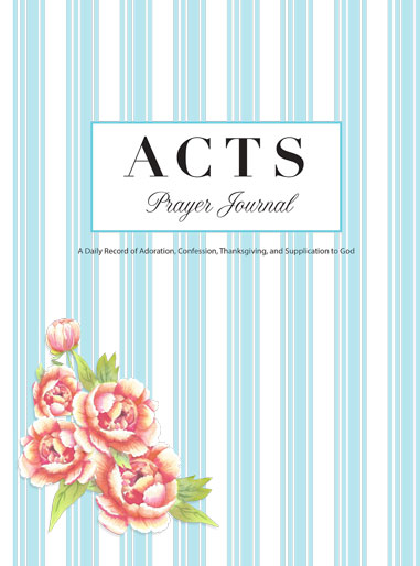 coral peonies prayer journal