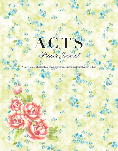 coral peonies prayer journal
