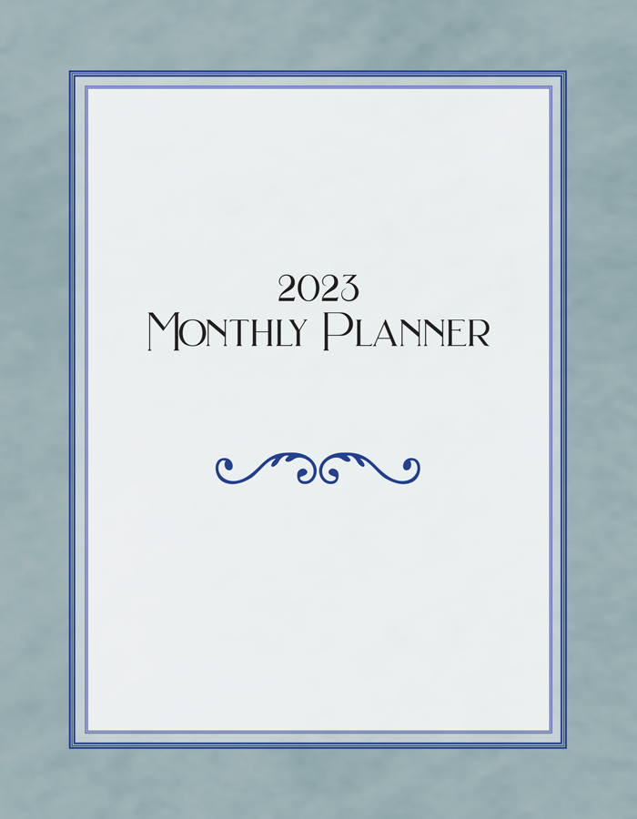 calendar planner 8021 green
