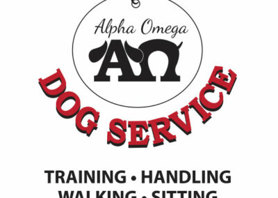 logo for Alpha Omega Dog Services