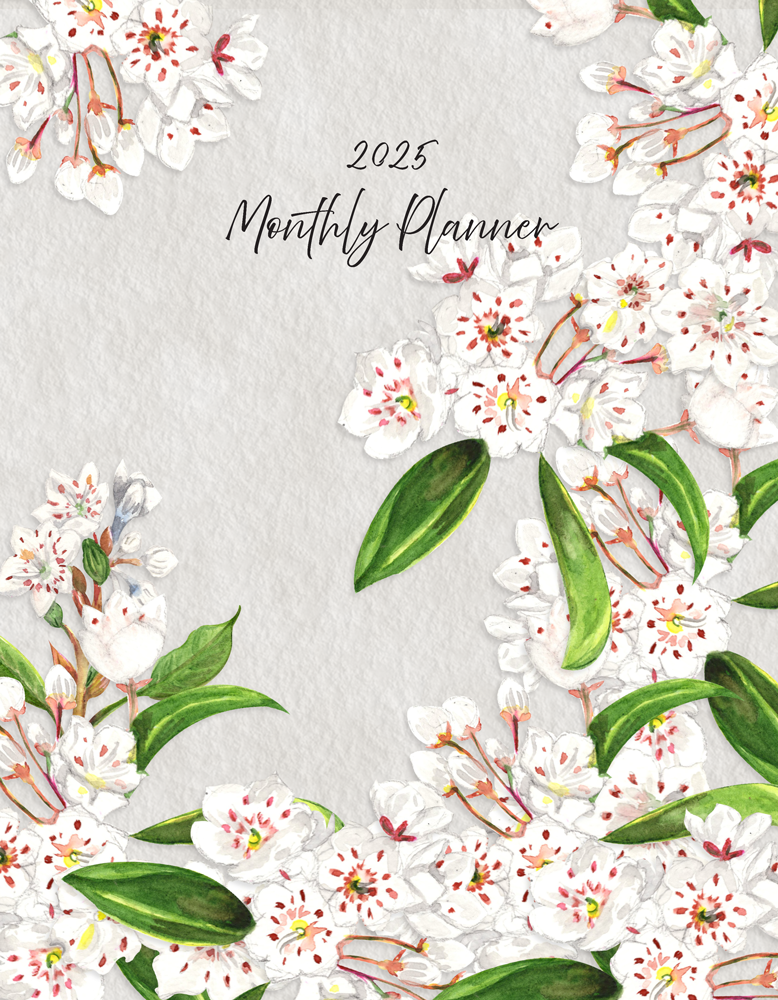 2025 Calendar Planner Mountain Laurel